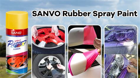 Best Rubber Spray Paint for Cars | Custom Colors Spray Paint | SANVO