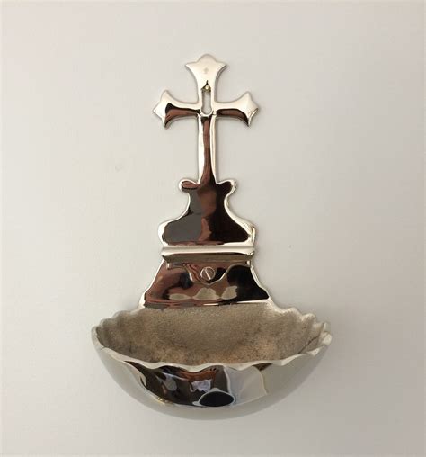 Holy Water Font, Wall Mounted – Sacristan Brass