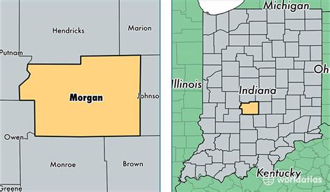 Morgan County Indiana Map - Cities And Towns Map