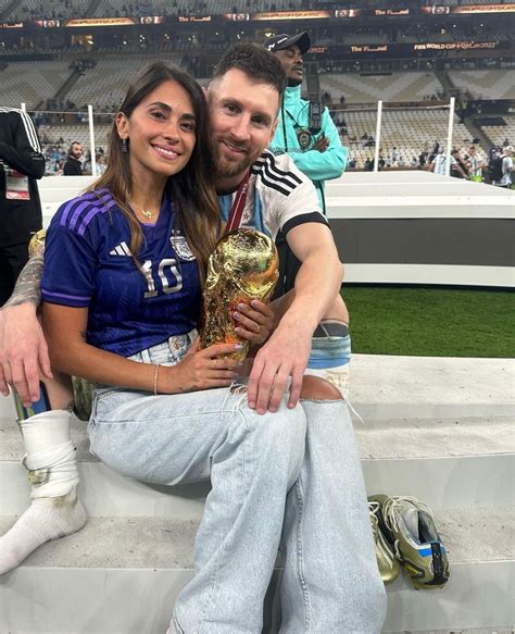 Esposa de Messi, Antonela Roccuzzo celebra título da Argentina e se declara ao marido: 'Meu ...