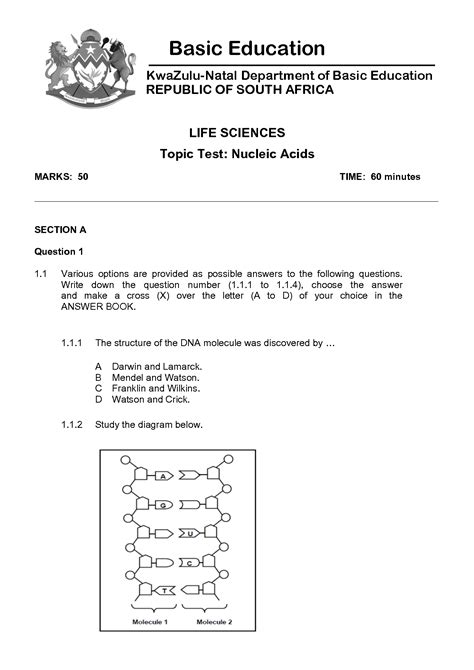 SOLUTION: Grade 12 life sciences all topics tests - Studypool