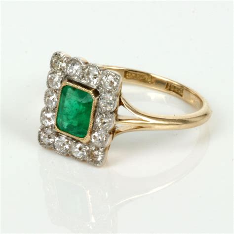 antique emerald ring