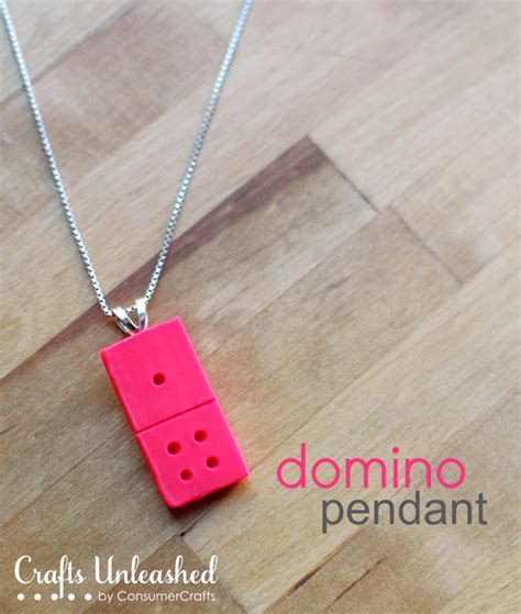 Oven Bake Clay Domino Jewelry Pendant Tutorial | Domino pendant, Domino jewelry, Diy clay