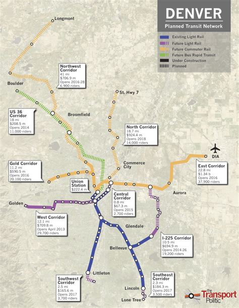 Transportation For America Denver RTD Expansion Map copy ...