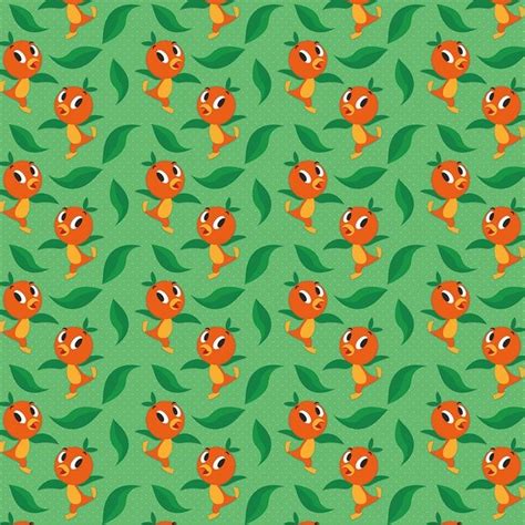 Adventure Land: Orange Bird 12 x 12 Paper | Orange bird, Bird wallpaper, Disney scrapbook