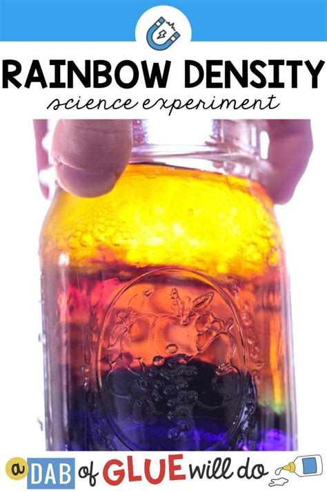 Rainbow Science Experiment: Density for Kids