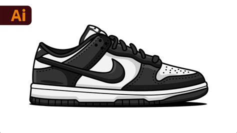 Adobe Illustrator Tutorial - Create a Flat Design Nike Shoe Vector