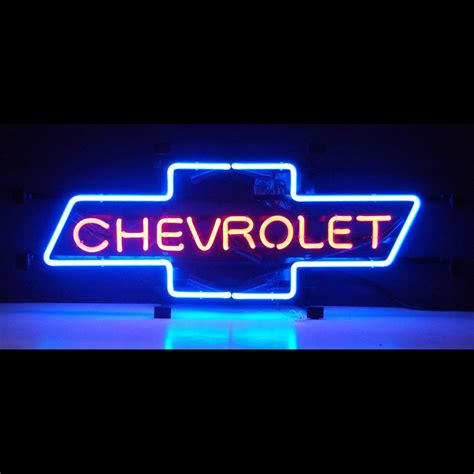 CHEVROLET BOWTIE NEON SIGN - Neon4Less.com