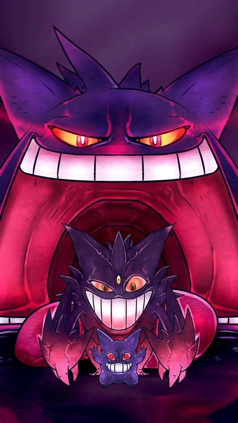 Gengar Wallpaper Explore more Biped, Bipedal Pokémon, Dark purple, Gengar, Pointed Ears ...