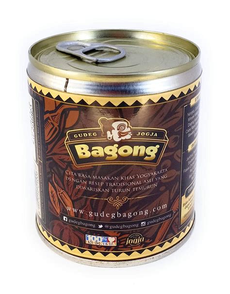 Bagong Gudeg Kaleng Yogyakarta Yu Djum - Canned, 300 Gram - Javanese Taste