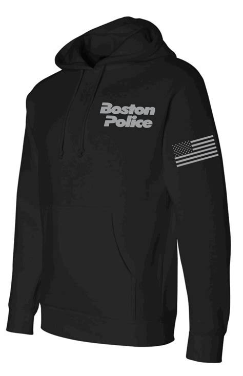 Boston Police Hoodie - Etsy