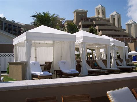 Pool side Cabanas at Ritz Carlton Grand Cayman. | Poolside cabana, Pool cabanas, Cabana poolside