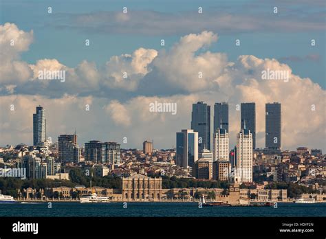 Istanbul Skyline seen from the Bosphorus,Istanbul,Turkey Stock Photo - Alamy