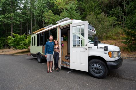 Their Boho Shuttle Bus Conversion