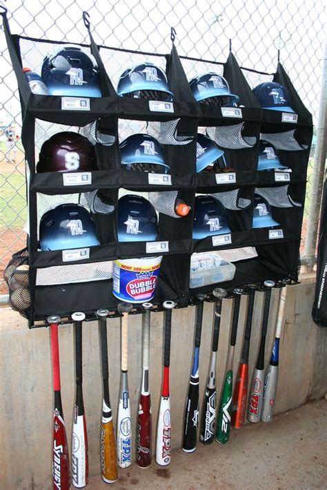 Dugout Organizer for Baseball & Softball Gear , Bats, Helmets | Baseball dugout, Team mom ...