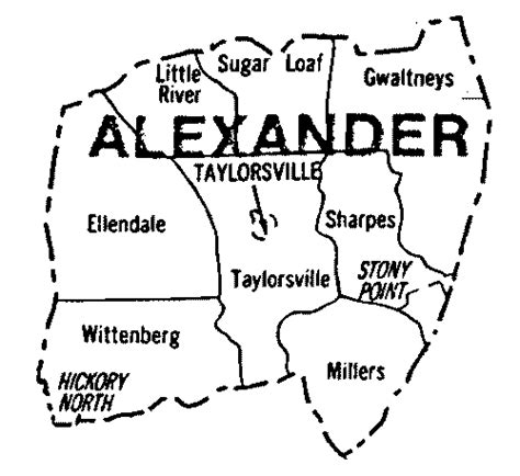 Alexander County, North Carolina – S-K Publications