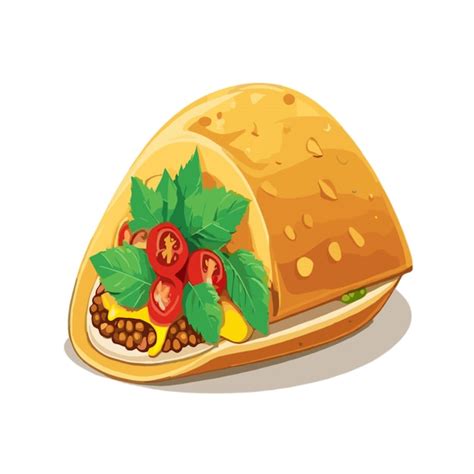 Premium Vector | Taco illustration vector