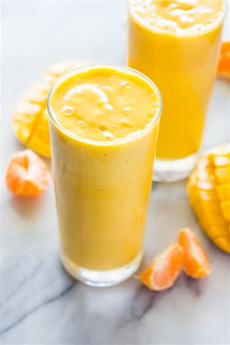 Healthy Mango Orange Banana Sunrise Smoothie | Gimme Delicious