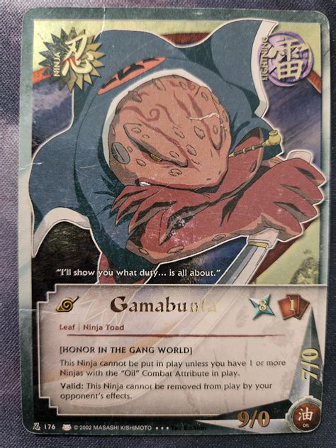 SR Day 83 - Gamabunta : r/Narutoccg