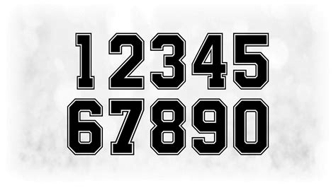 jersey number font cricut - Sherise Winfrey