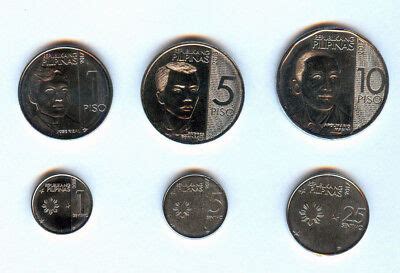 New BSP Philippine 10 Pesos- 1 Centavo NEW GENERATION COINS Banko Sentral | eBay