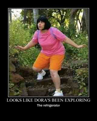 ¡Fat Dora! - Meme by javelar :) Memedroid