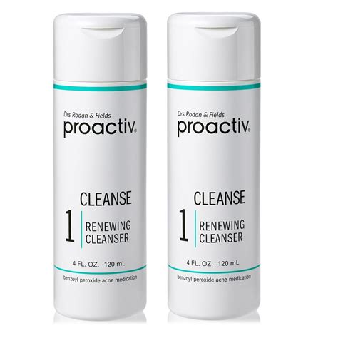 Proactiv - ($50 Value) Proactiv Renewing Acne Cleanser, Face Wash for Acne Prone Skin, 4 Oz - 2 ...