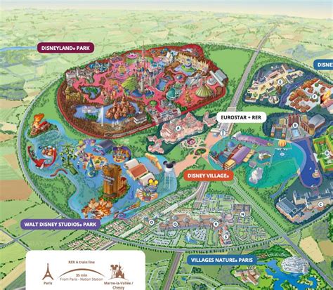 Disneyland Paris Map - Exclusive New Disneyland Paris Fun Map ...