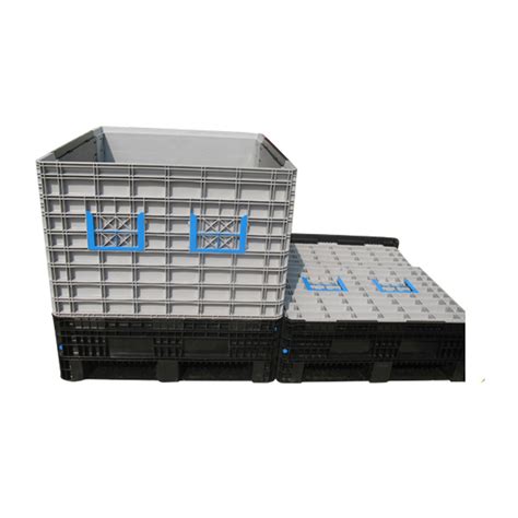 plastic pallet boxes with lids - plastic-crate.com