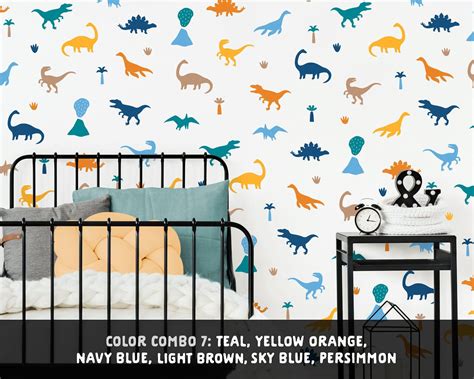 Dinosaur Wall Decals Dinosaur Wall Decor Dinosaur Art Wall - Etsy