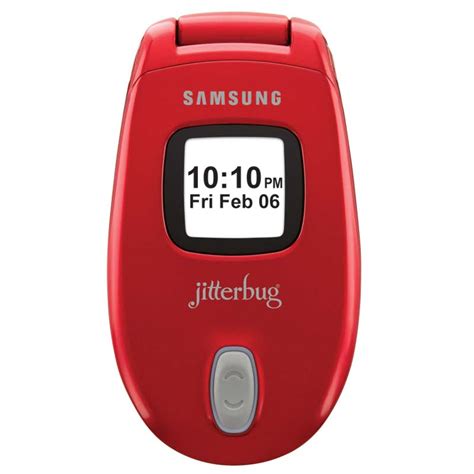 Samsung Launches the Jitterbug J in Red Mobile Phone