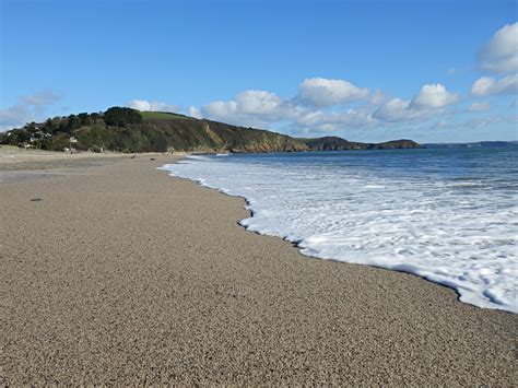 Mike's Cornwall: A March Day On Pentewan Beach In Mevagissey Bay, Cornwall