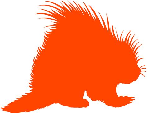 Porcupine Silhouette | Free vector silhouettes