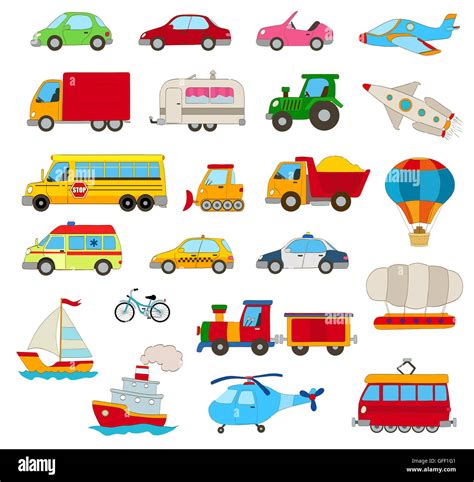 Cartoon Cars Cut Out Stock Images & Pictures - Alamy