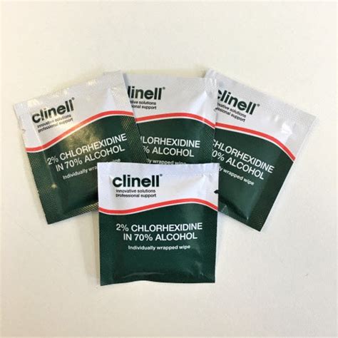 Clinell 2% Chlorhexidine in 70% Alcohol Wipes - 25 Pack