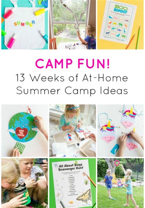 Camp Fun: At-Home Summer Camp Themes - Design Improvised