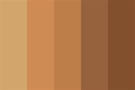 Beautiful Brown Color Palette