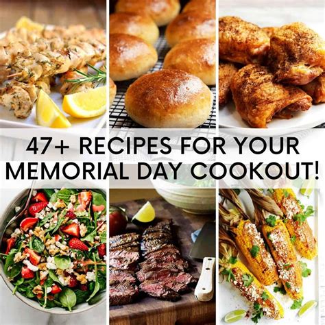 47 Memorial Day Recipes For An Incredible Cookout - Pinch and Swirl