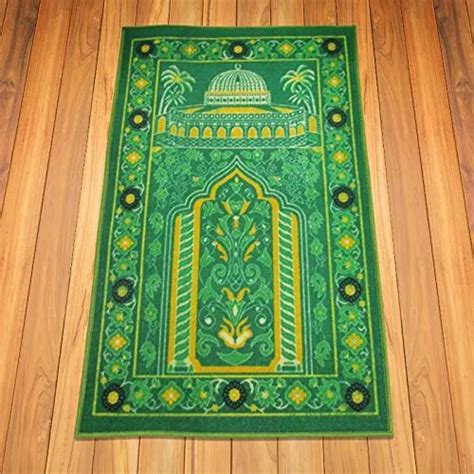 HUAHOO Non slip Latex bottom Praying Rugs 43"*26" Islamic Muslim Prayer ...