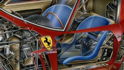 Ferrari 250 Gto Cutaway