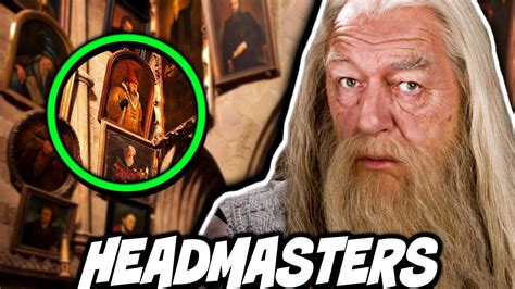 Every Hogwarts Headmaster in History (All 28) - Harry Potter Explained - YouTube