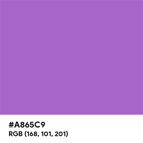 Light Purple color hex code is #A865C9