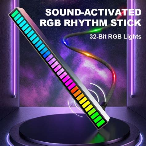 Wireless Sound Activated RGB Light Bar | Wizzgoo.com