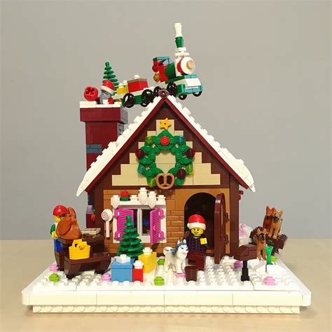 Lil Christmas House | Lego christmas, Lego gingerbread house, Lego ...