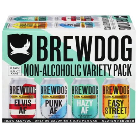 BrewDog Mix AF Non-Alcoholic Beer Variety Pack, 12 cans / 12 fl oz - Kroger