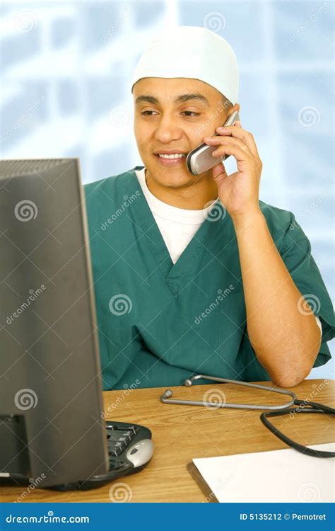 Busy Nurse Multitasking Stock Photography - Image: 5135212