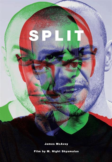 SPLIT / fan-made movie poster / RGB | Graphic poster, Poster art ...