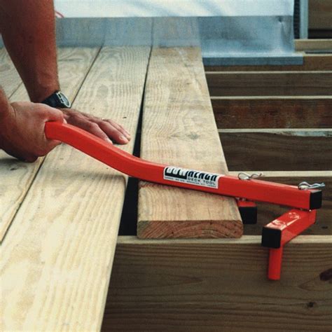 Straightening Deck Tool Board Wood Push Pull Close Gap Tongue Groove ...