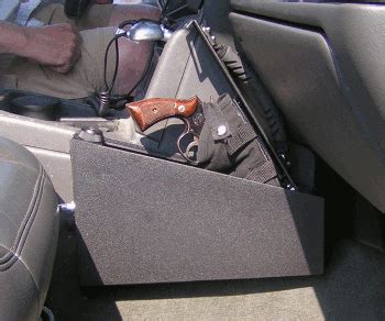 QuickDraw Car Gun Safe | StashVault - Secret Stash Compartments