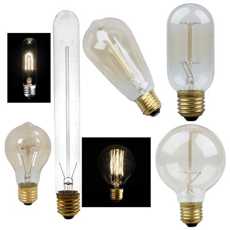 E27 40W Vintage Retro Filament Edison Tungsten Light Bulb Antique Lamp LED HP | eBay